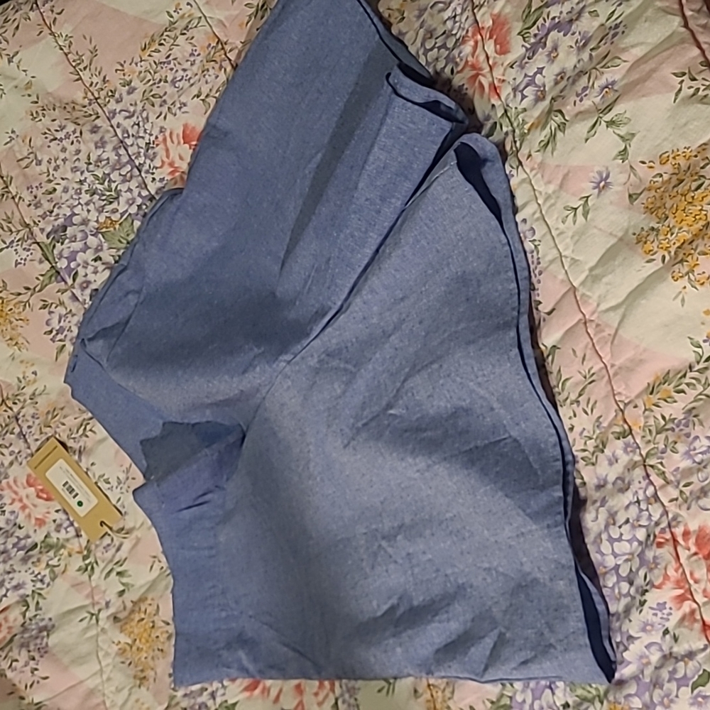 3/$15🚨FREEWAY New Day to Evening Flared Heather Blue/White  Skort